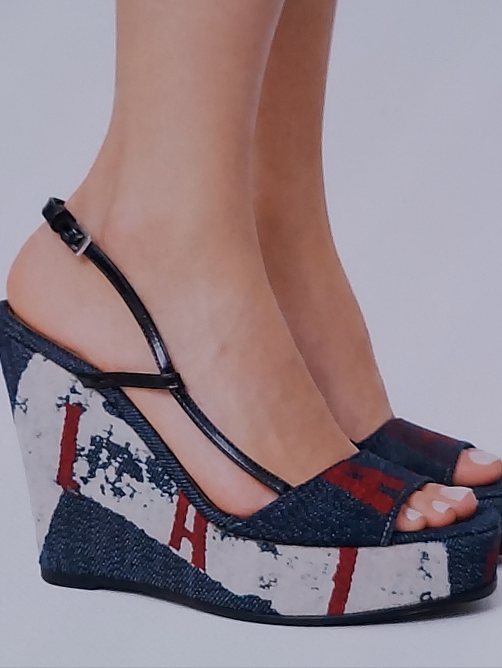 ALAIA Paris Sandals, Size 35, Platform Wedge, Slingback
